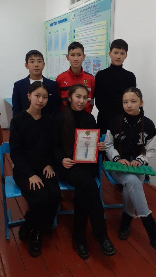 тоғызқұмалақ Е.Сыпатаев командасы ауданнан 1-орын